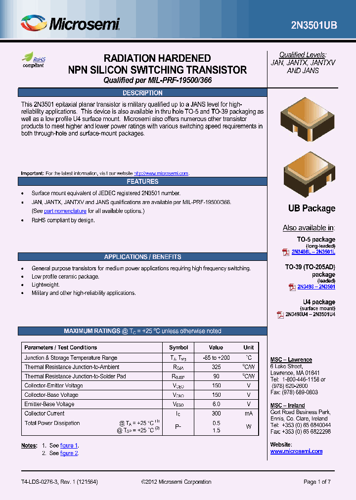 JAN2N3501UB_8313151.PDF Datasheet