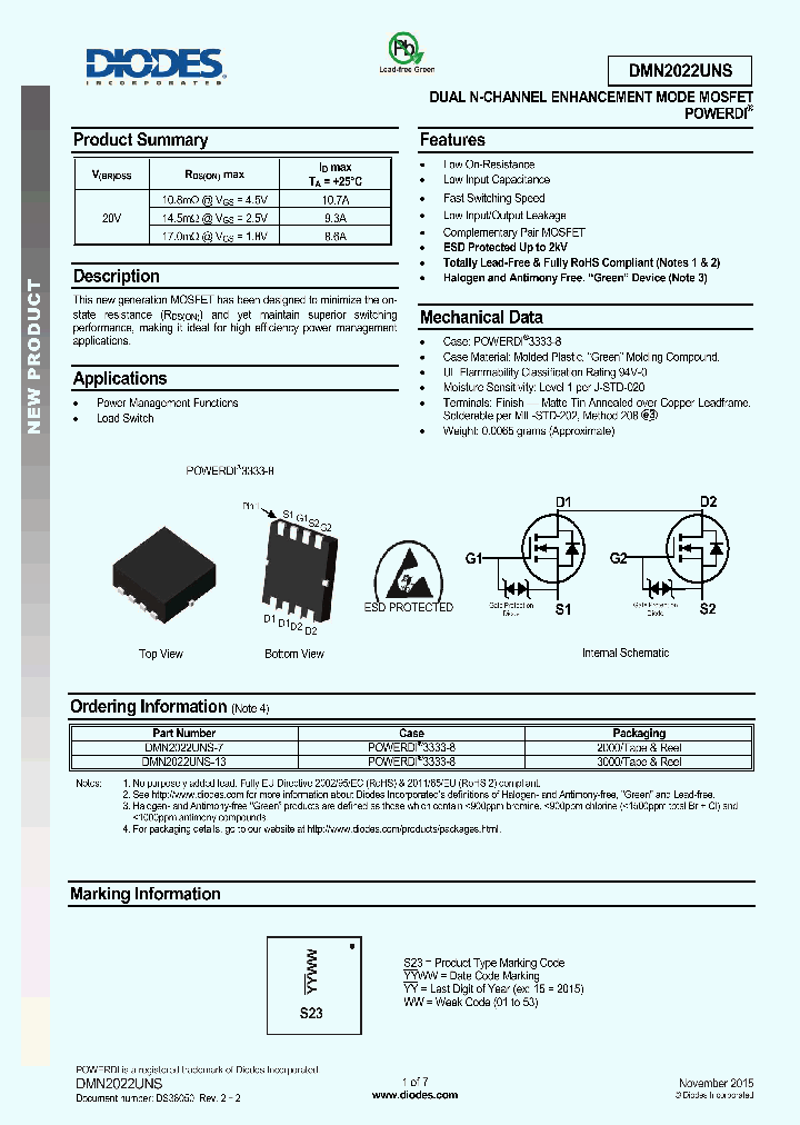 DMN2022UNS_8314590.PDF Datasheet