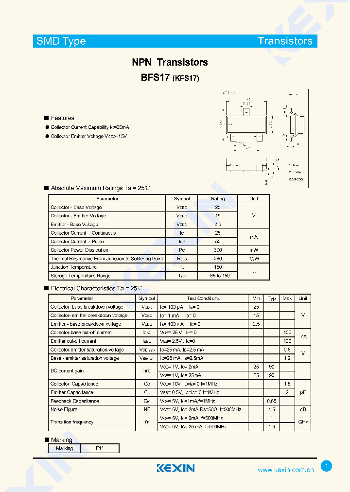 BFS17_8316784.PDF Datasheet