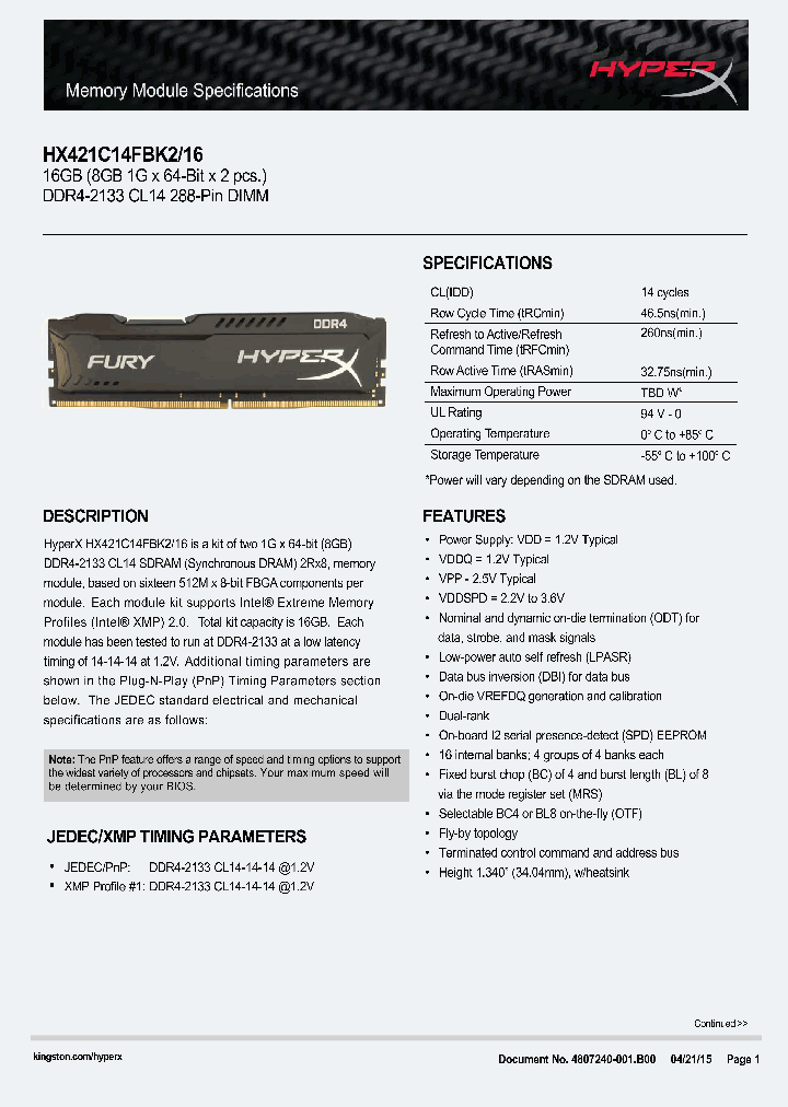 HX421C14FBK2-16_8317739.PDF Datasheet