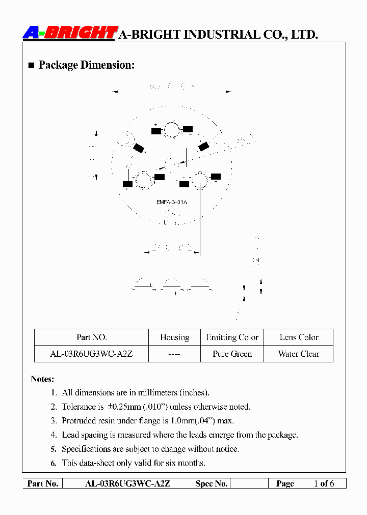 AL-03R6UG3WC-A2Z-15_8320442.PDF Datasheet