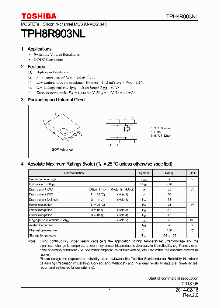 TPH8R903NL_8321155.PDF Datasheet