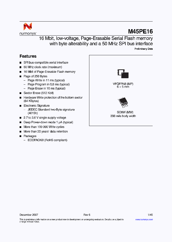 M45PE16_8321466.PDF Datasheet