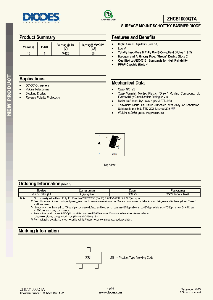 ZHCS1000QTA_8329572.PDF Datasheet