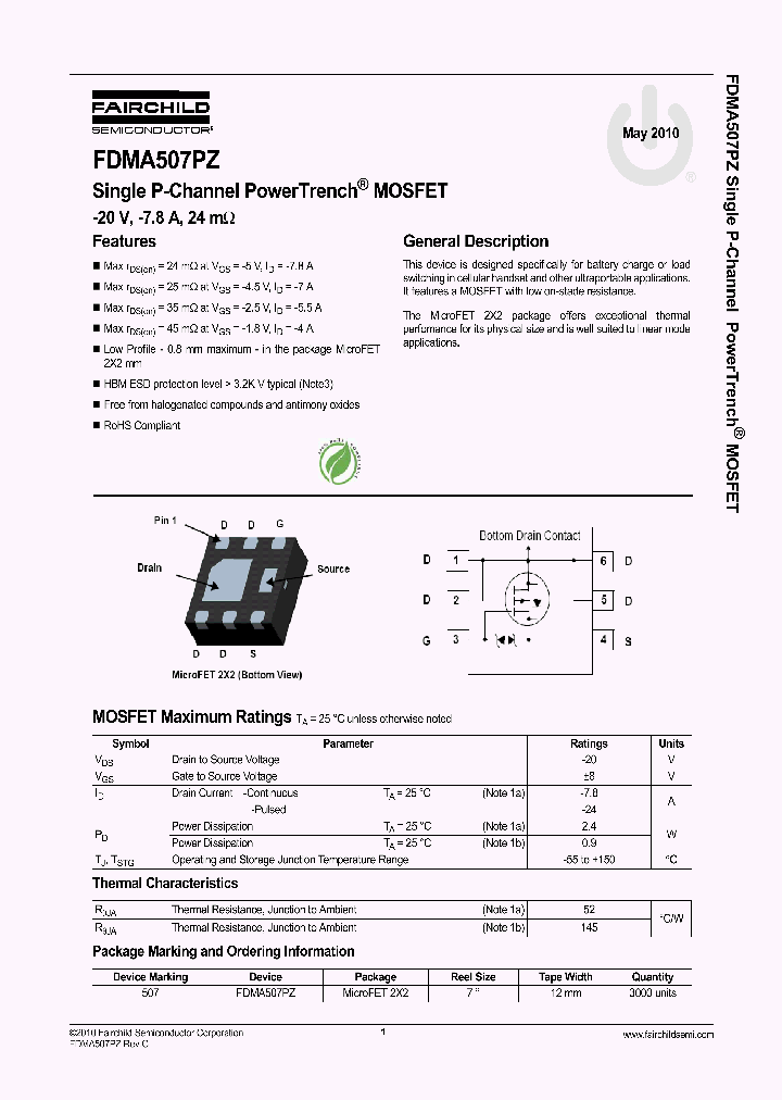 FDMA507PZ_8334702.PDF Datasheet