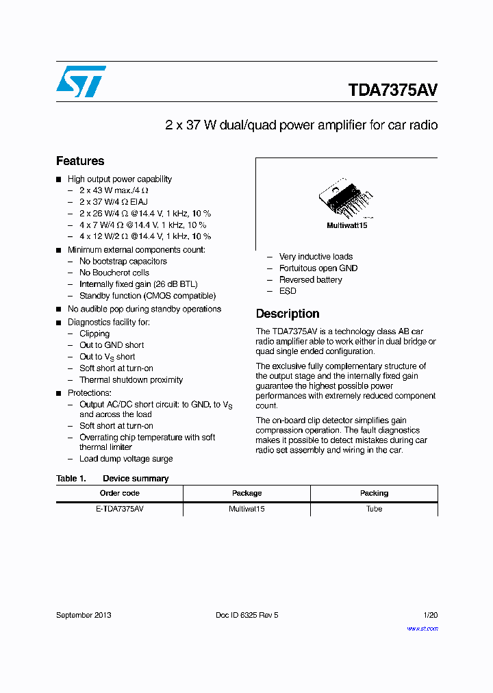 E-TDA7375AV_8335904.PDF Datasheet