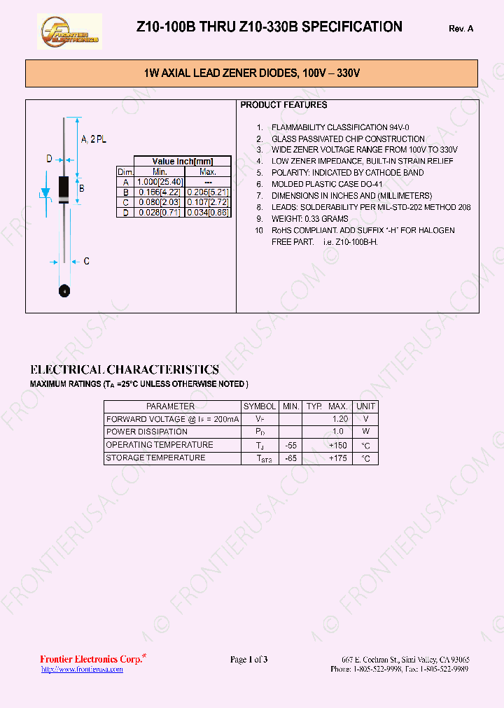 Z10-100B_8337363.PDF Datasheet