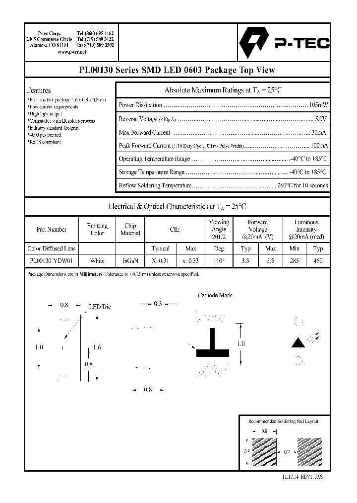 PL00130-YDW01_8338004.PDF Datasheet