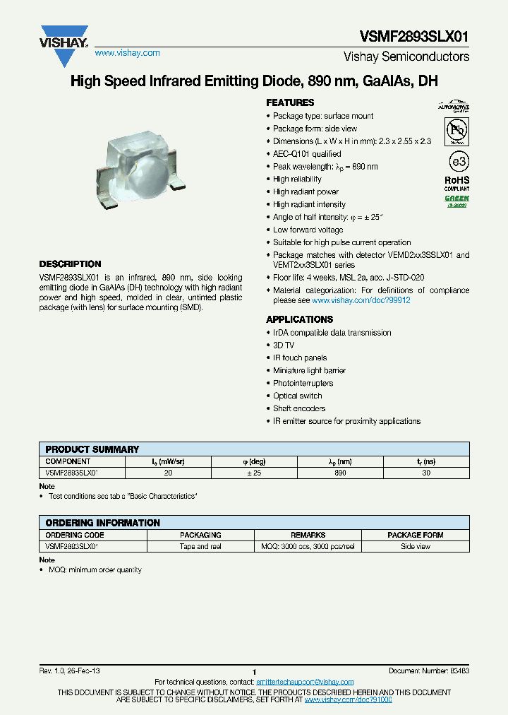 VSMF2893SLX01_8338450.PDF Datasheet