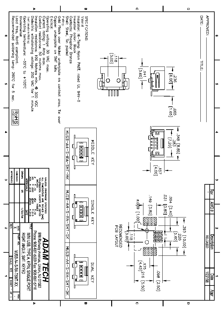 MUSB-A4-S-RA-TSMT-XX_8340179.PDF Datasheet