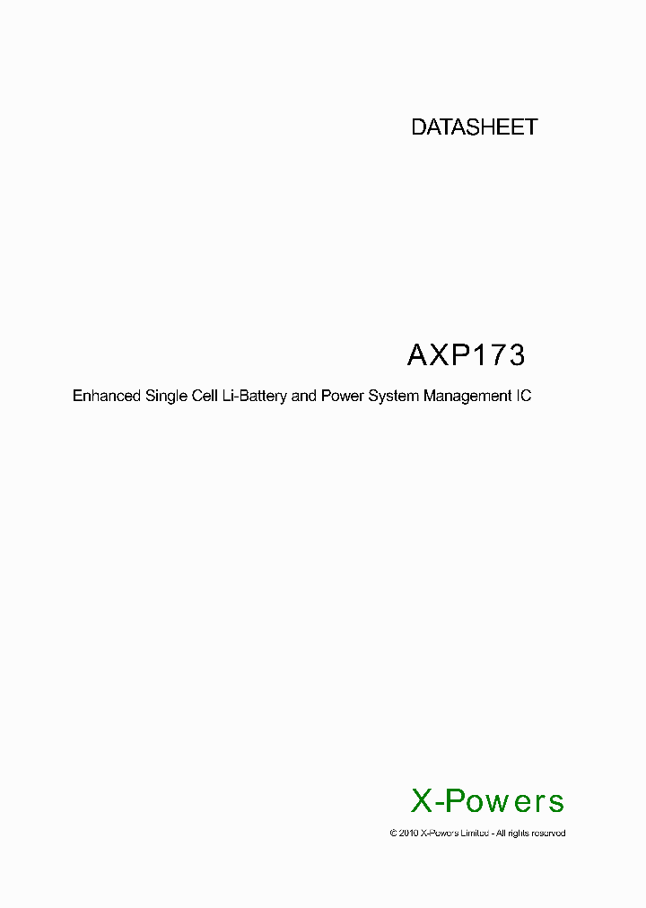 AXP173_8341396.PDF Datasheet