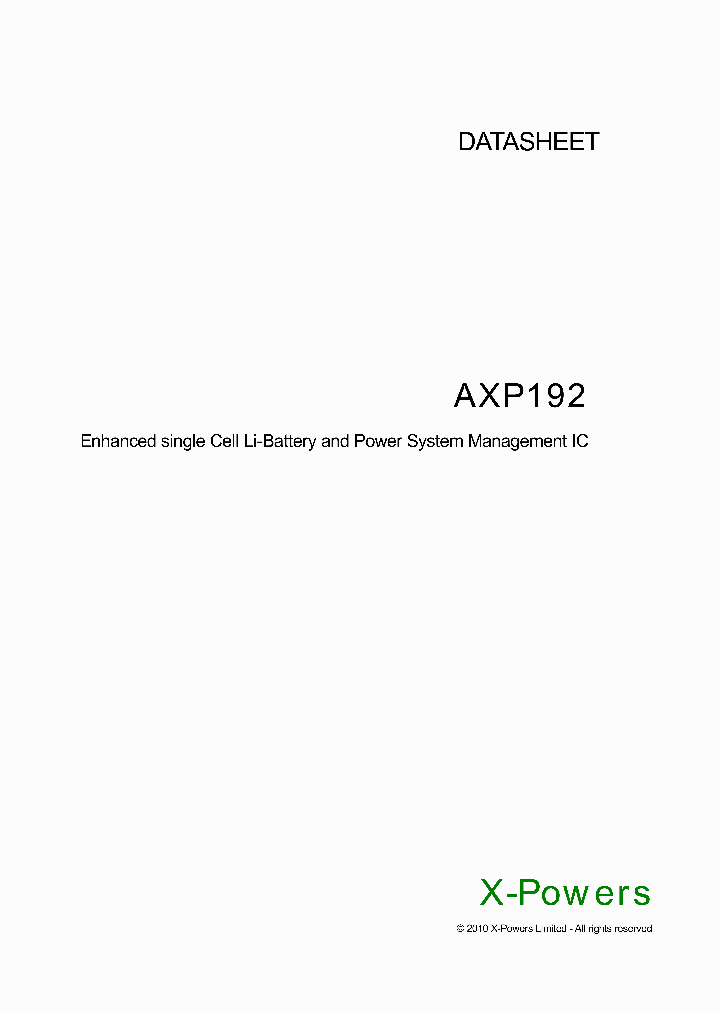 AXP192_8341393.PDF Datasheet