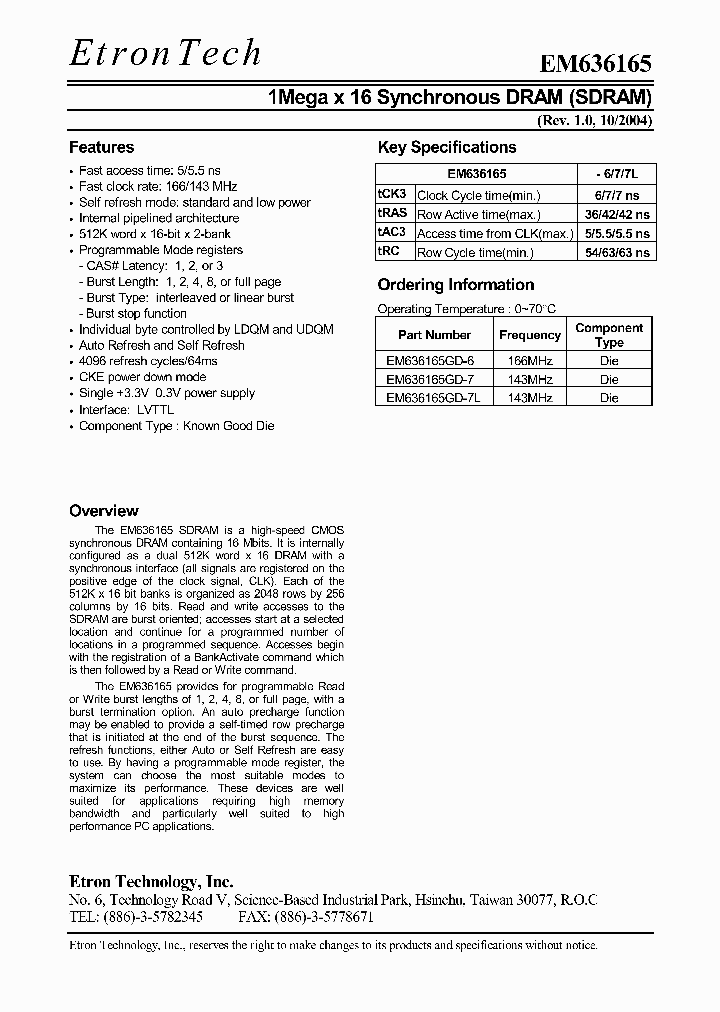 EM636165GD_8345866.PDF Datasheet