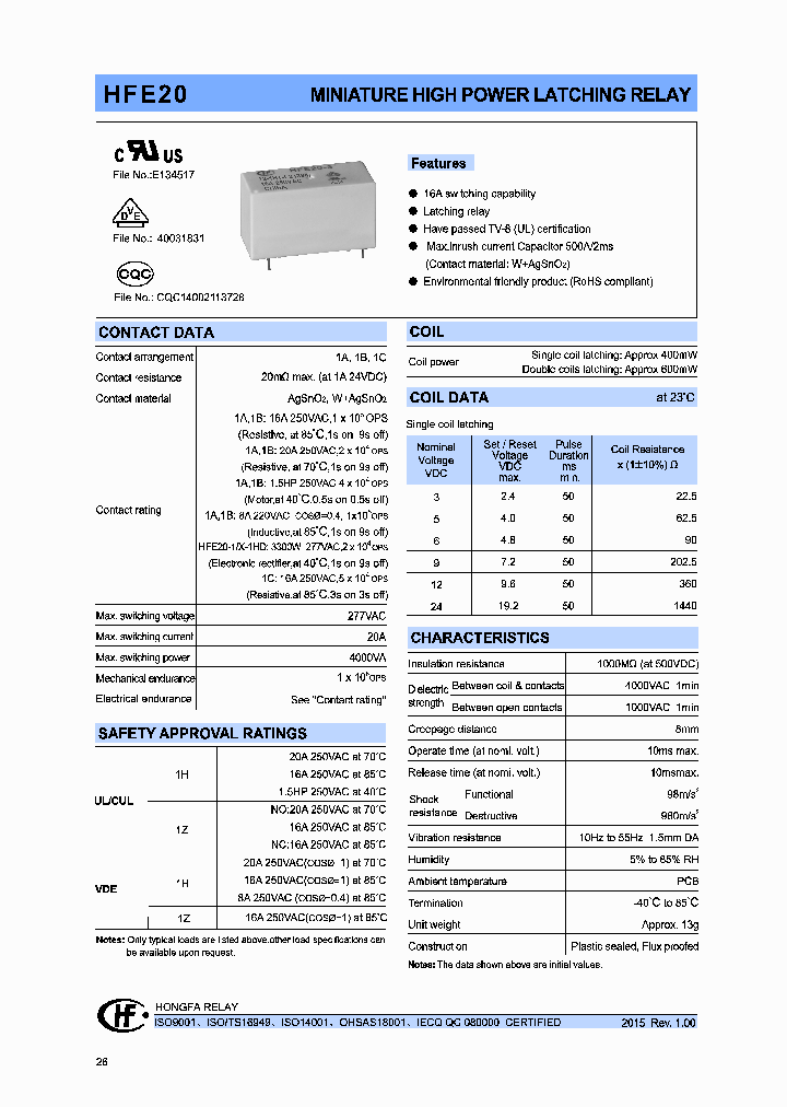 HFE20-13-1DST-L1-R_8346054.PDF Datasheet