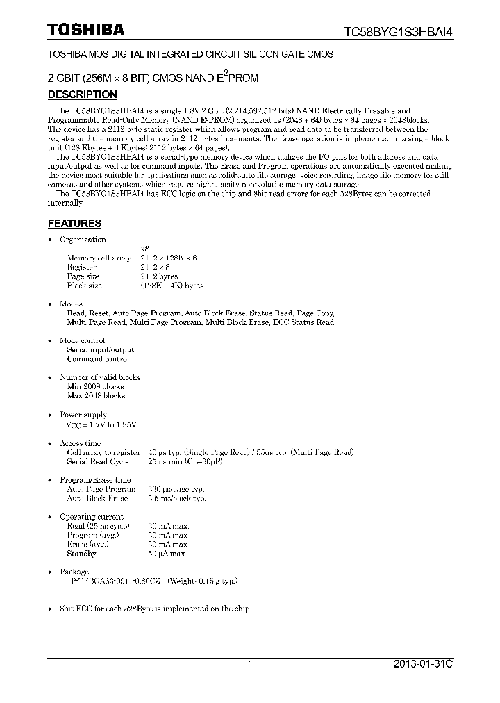 TC58BYG1S3HBAI4_8347169.PDF Datasheet