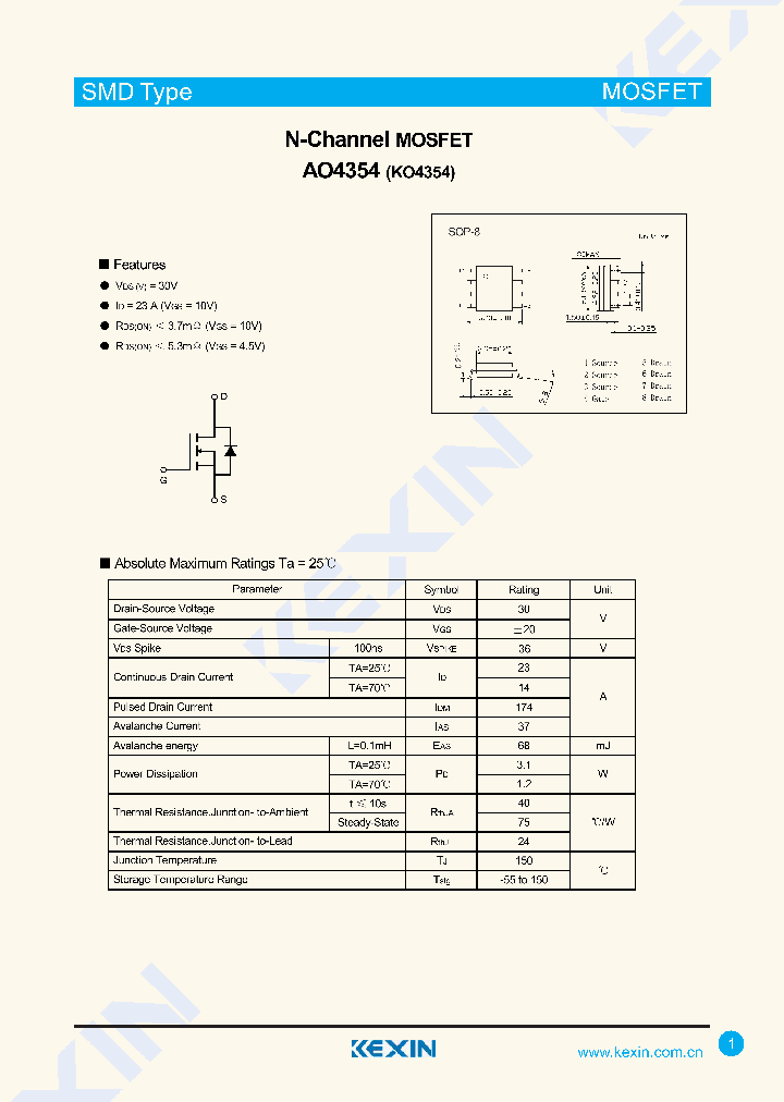 AO4354_8350710.PDF Datasheet