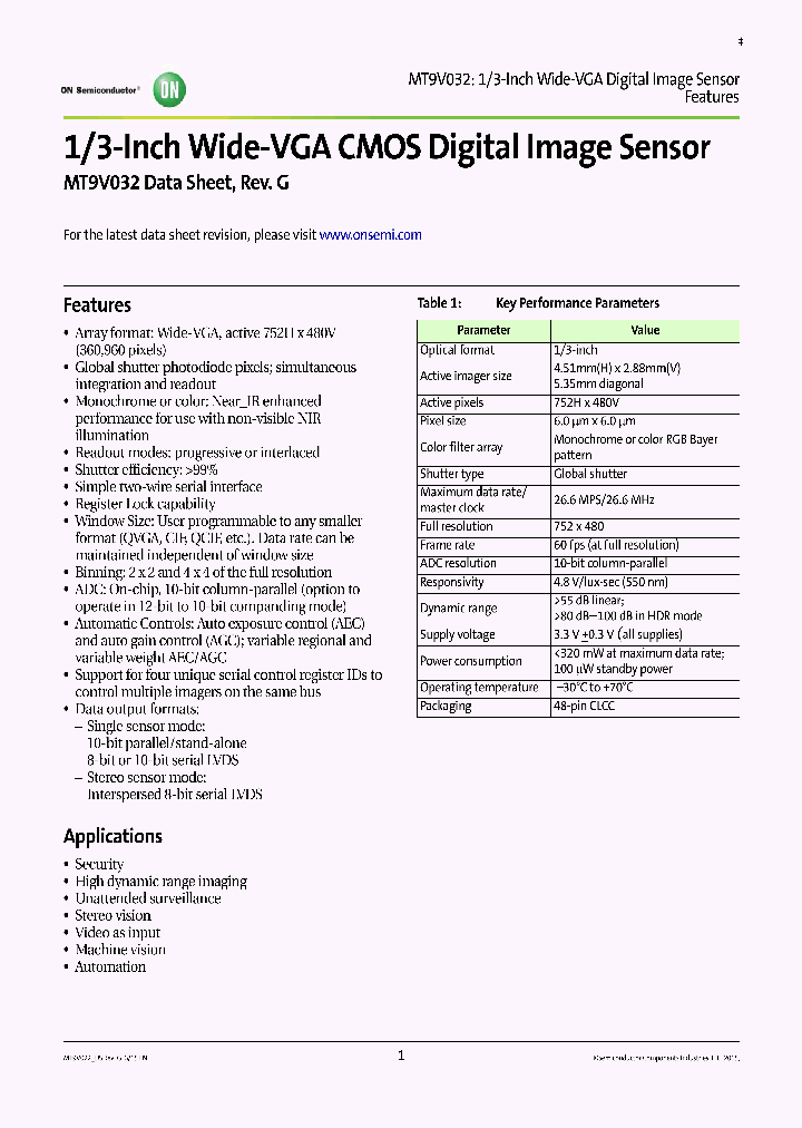 MT9V032C12STCD3-GEVK_8350926.PDF Datasheet