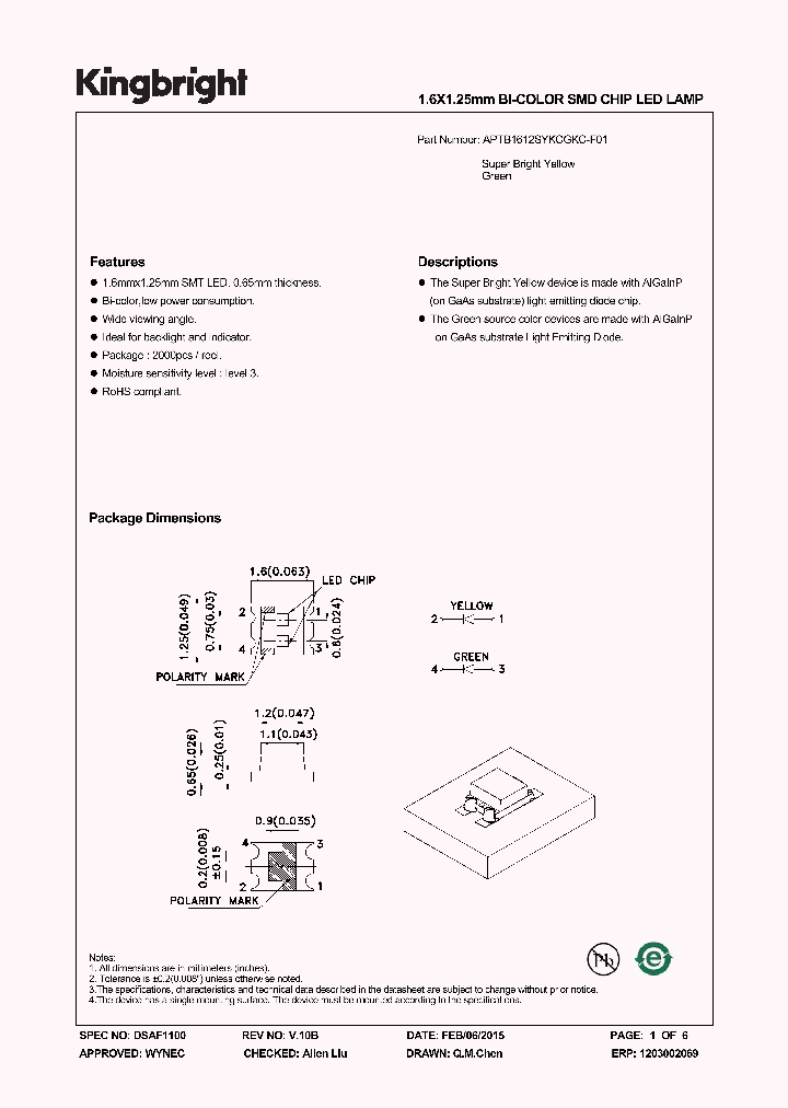 APTB1612SYKCGKC-F01-15_8351576.PDF Datasheet