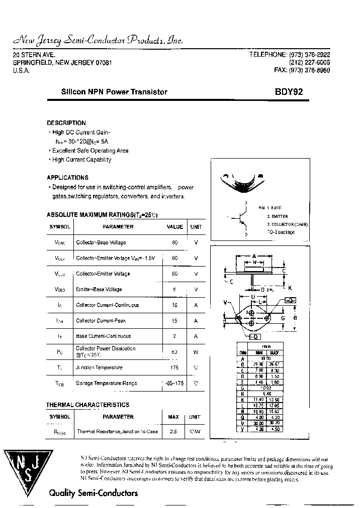 BDY92_8351734.PDF Datasheet