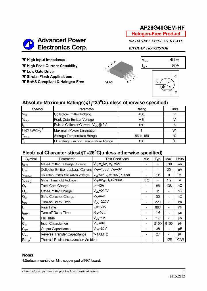 AP28G40GEM-HF-16_8352907.PDF Datasheet