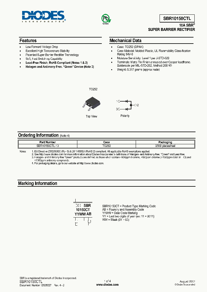 SBR10150CTL-15_8358040.PDF Datasheet