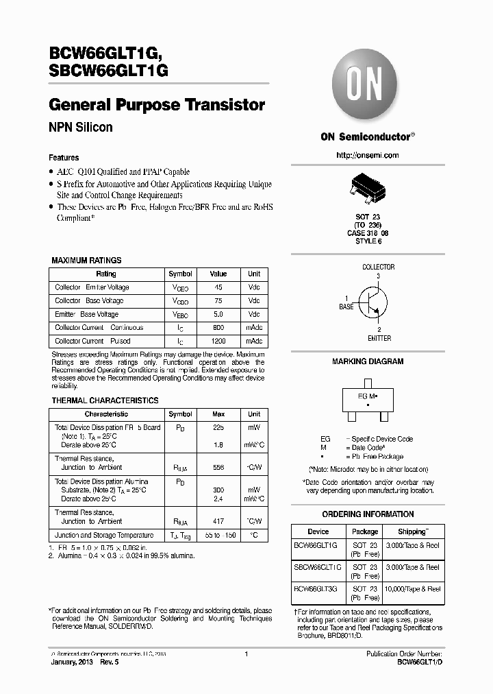 BCW66GLT1_8358061.PDF Datasheet