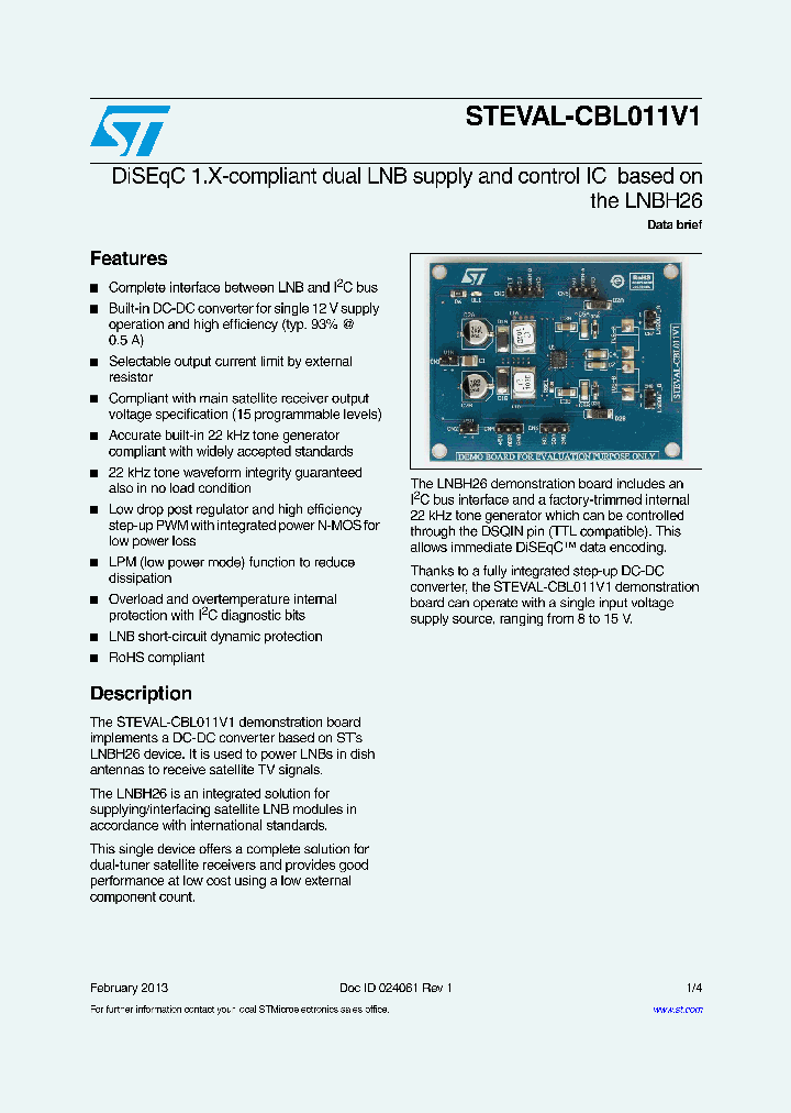 STEVAL-CBL011V1_8363917.PDF Datasheet