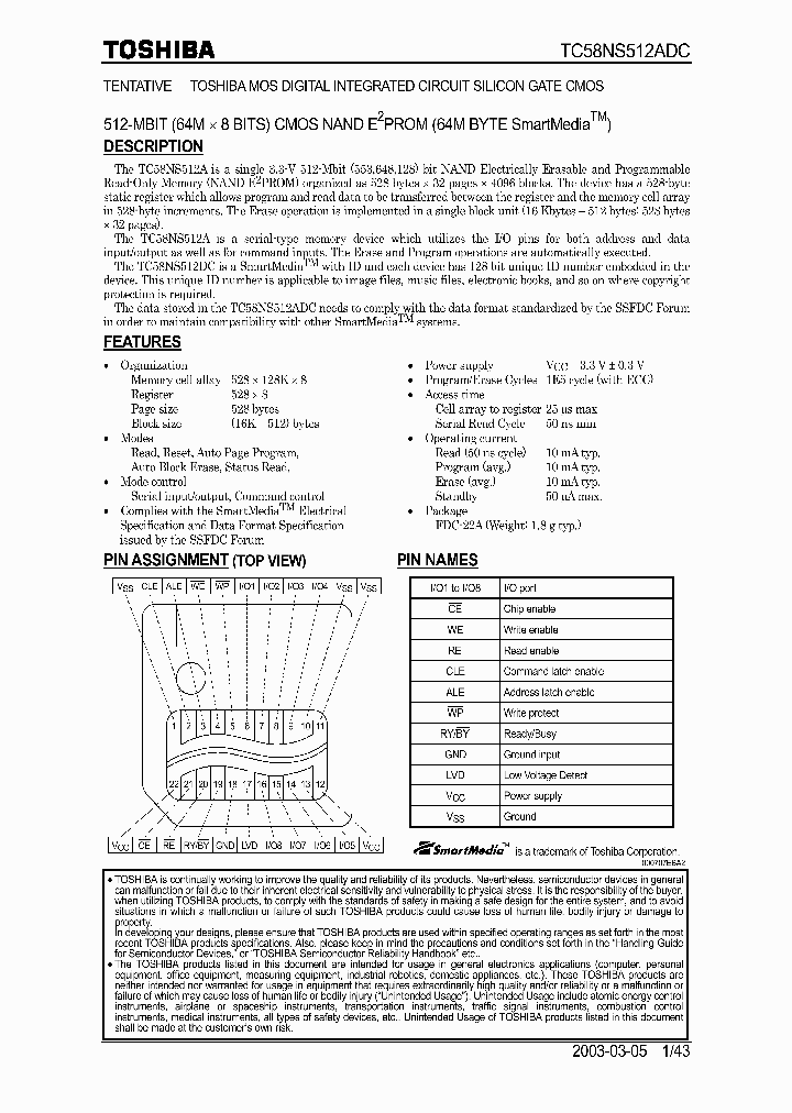 TC58NS512ADC_8365961.PDF Datasheet