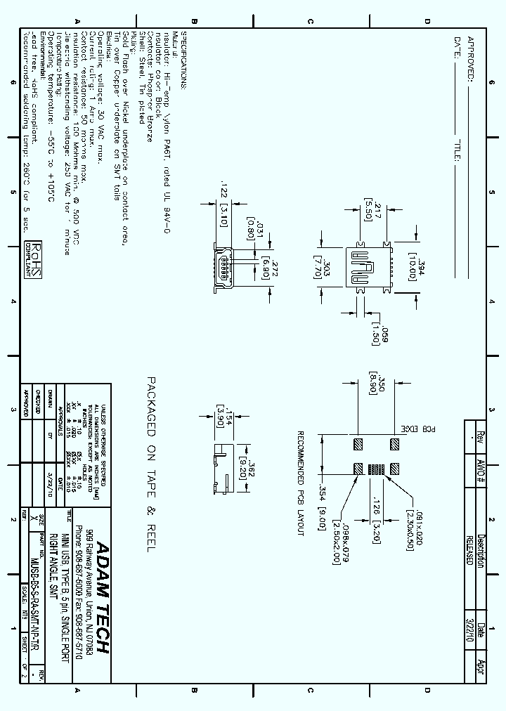 MUSB-B5-S-RA-SMT-NP-TR_8365893.PDF Datasheet