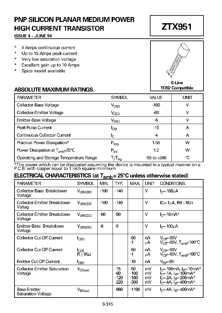 ZTX951_8368986.PDF Datasheet