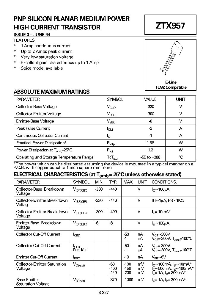 ZTX957_8368990.PDF Datasheet
