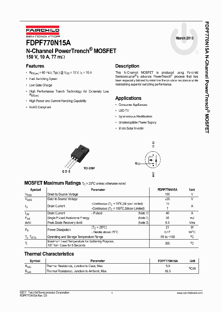 FDPF770N15A_8373018.PDF Datasheet