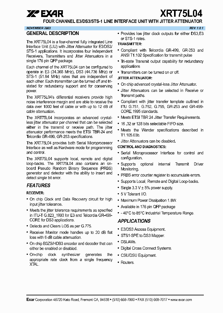 XRT75L04_8377782.PDF Datasheet