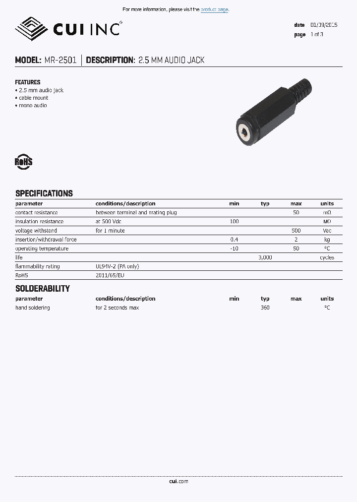 MR-2501_8379354.PDF Datasheet