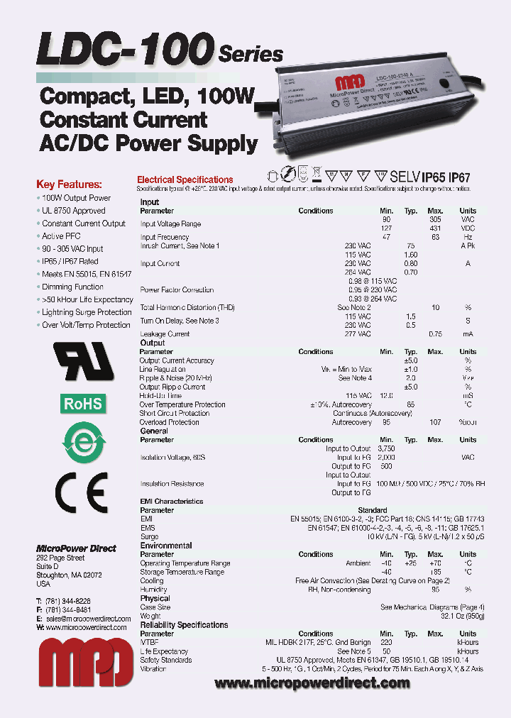 LDC-100-3560X_8382887.PDF Datasheet