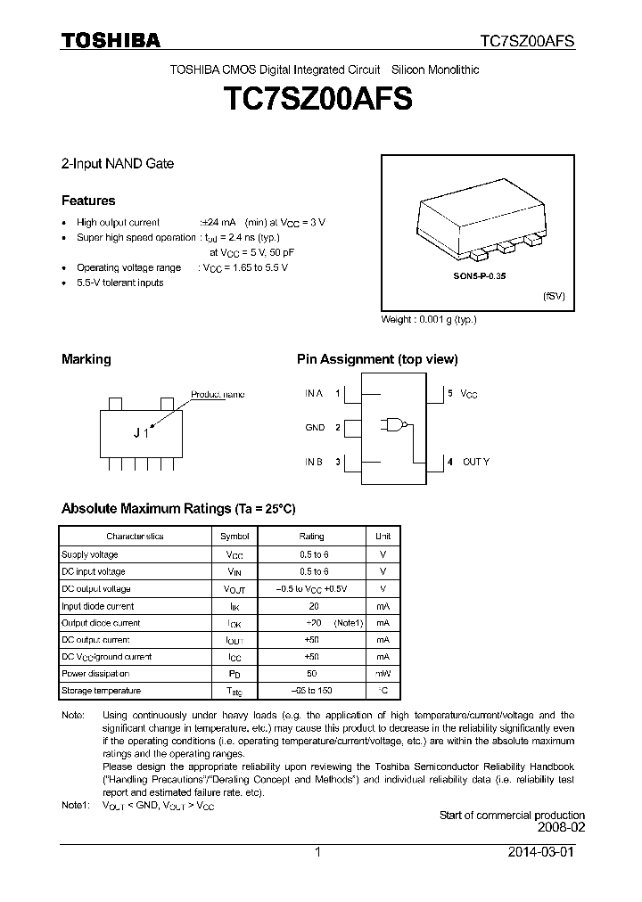 TC7SZ00AFS_8383019.PDF Datasheet