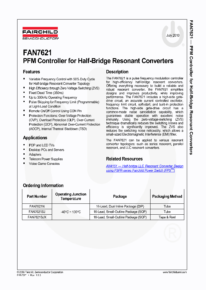 FAN7621-10_8383494.PDF Datasheet