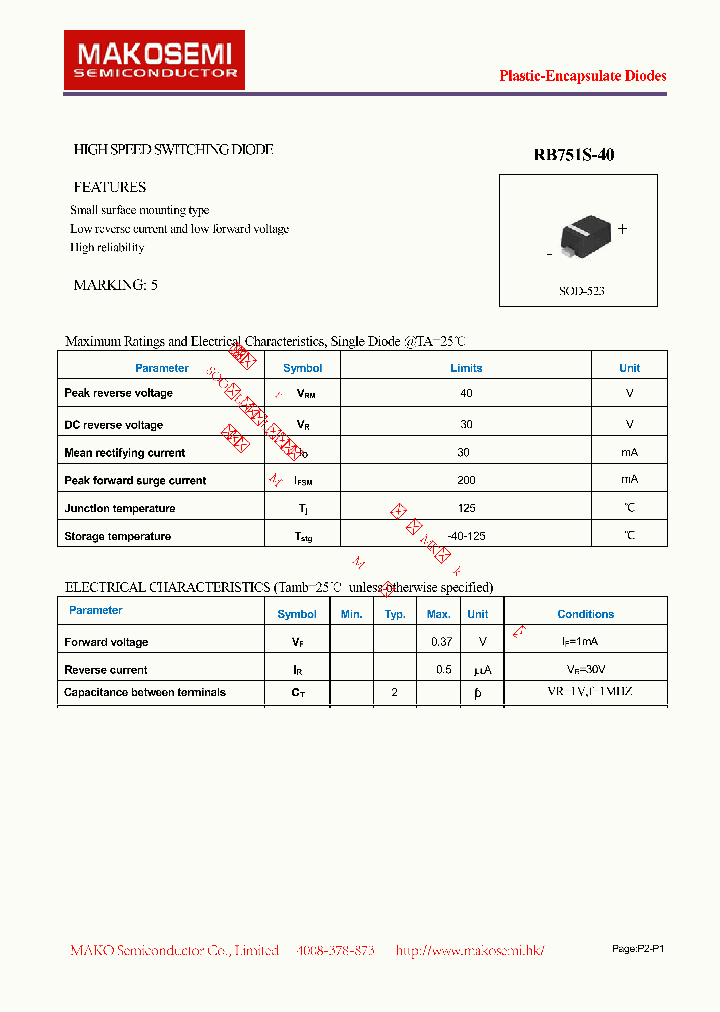 RB751S-40_8387329.PDF Datasheet