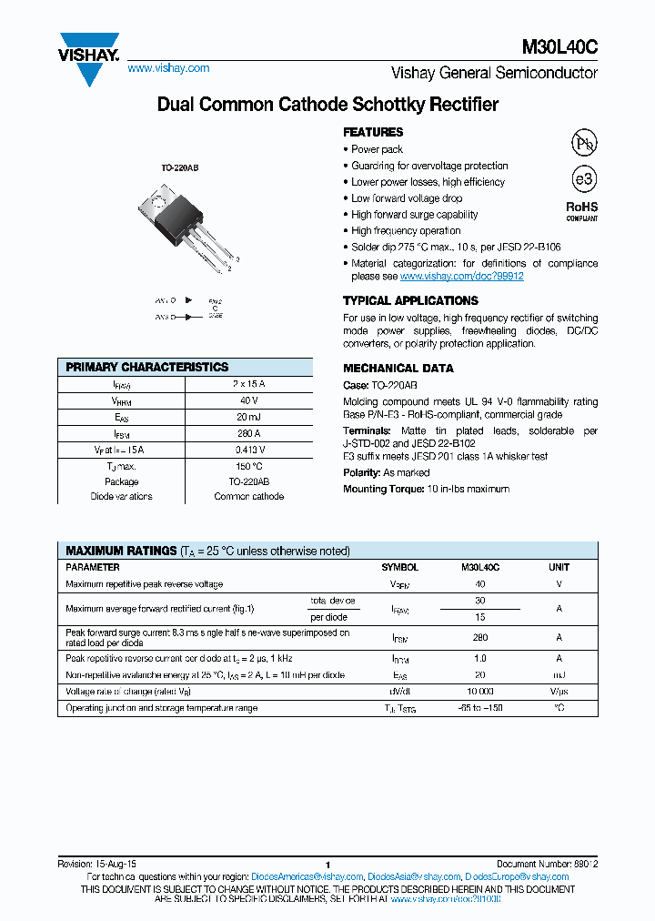 M30L40C-15_8390320.PDF Datasheet