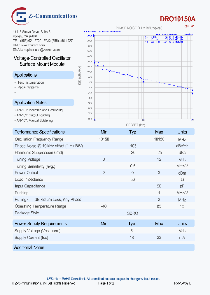 DRO10150A_8390485.PDF Datasheet