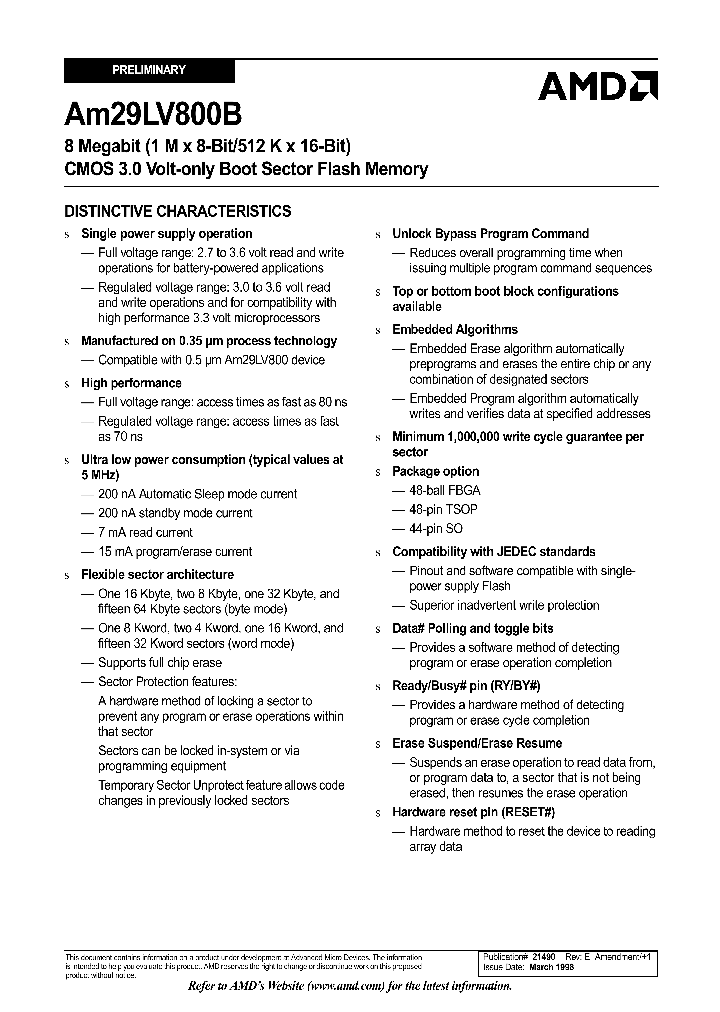 AM29LV800BT80WBIB_8396516.PDF Datasheet