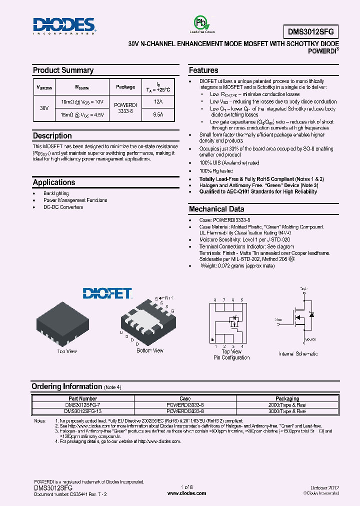 DMS3012SFG_8399904.PDF Datasheet