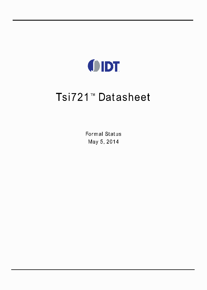 TSI721_8400376.PDF Datasheet