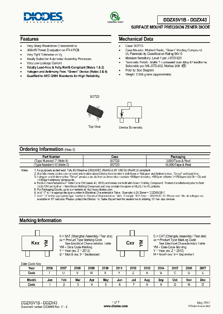 DDZX6V2B-7_8400860.PDF Datasheet