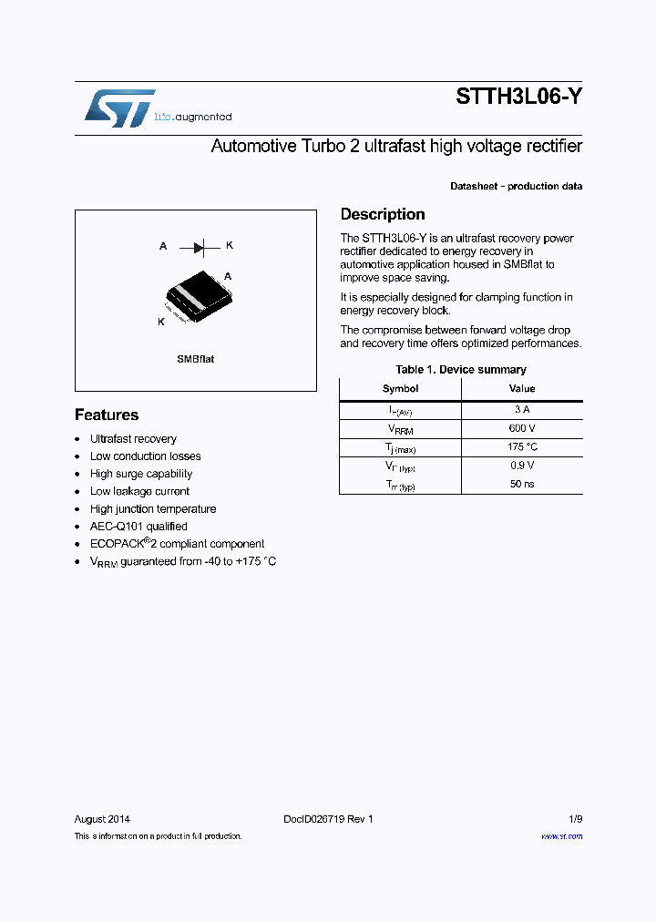 STTH3L06-Y_8402335.PDF Datasheet