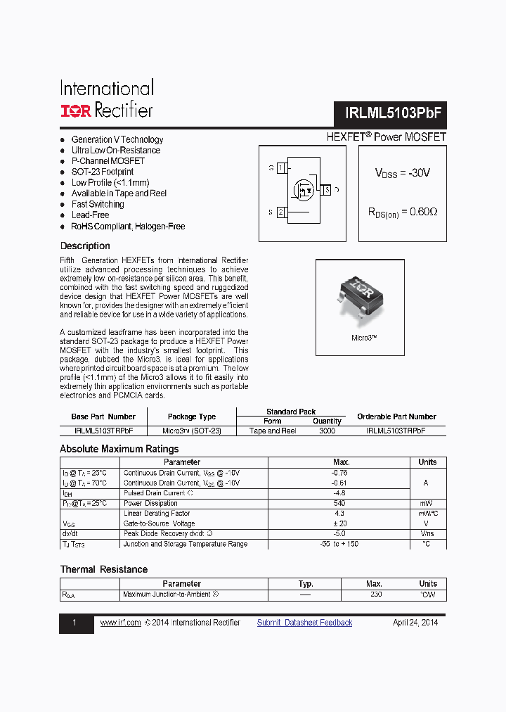 IRLML5103PBF-15_8404534.PDF Datasheet