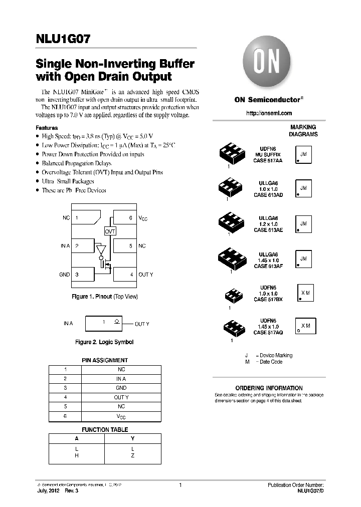 NLU1G07_8407264.PDF Datasheet