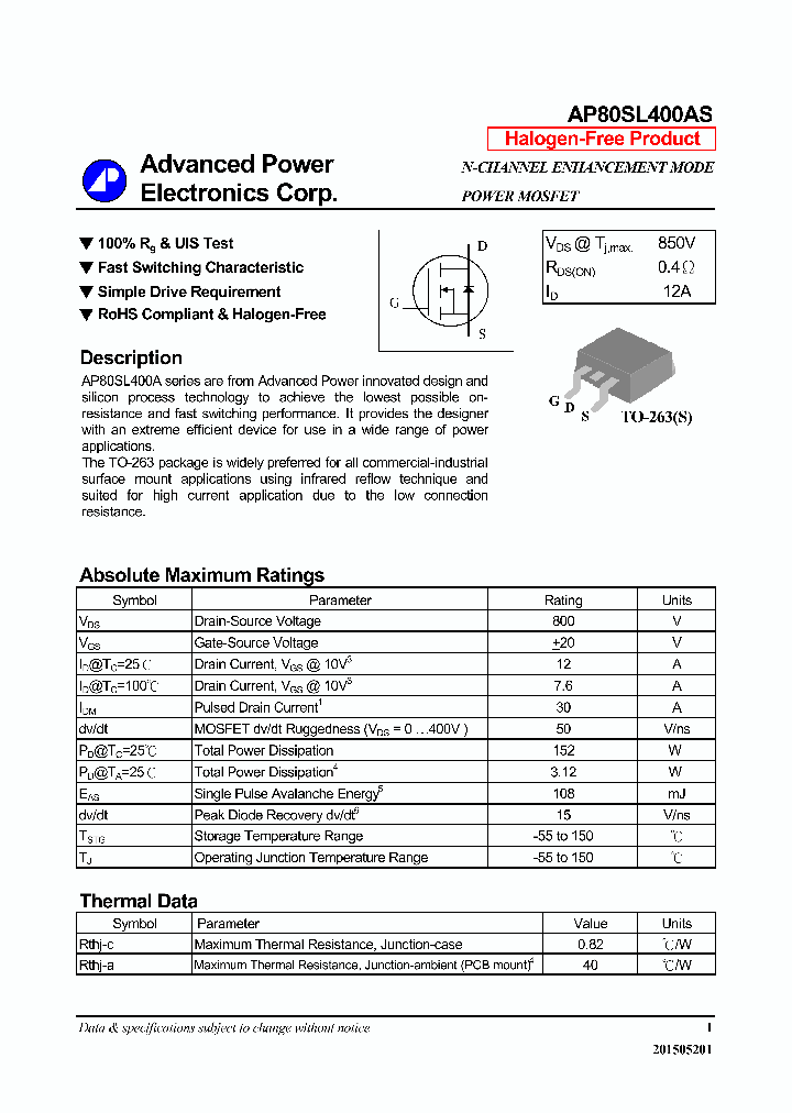 AP80SL400AS_8408599.PDF Datasheet