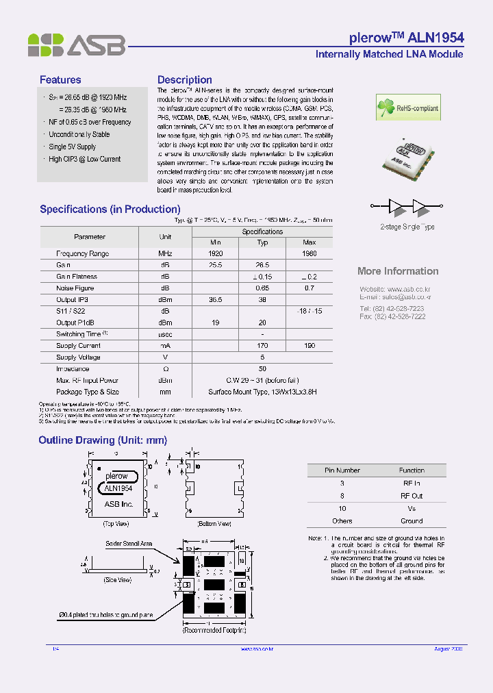ALN1954-13_8411674.PDF Datasheet