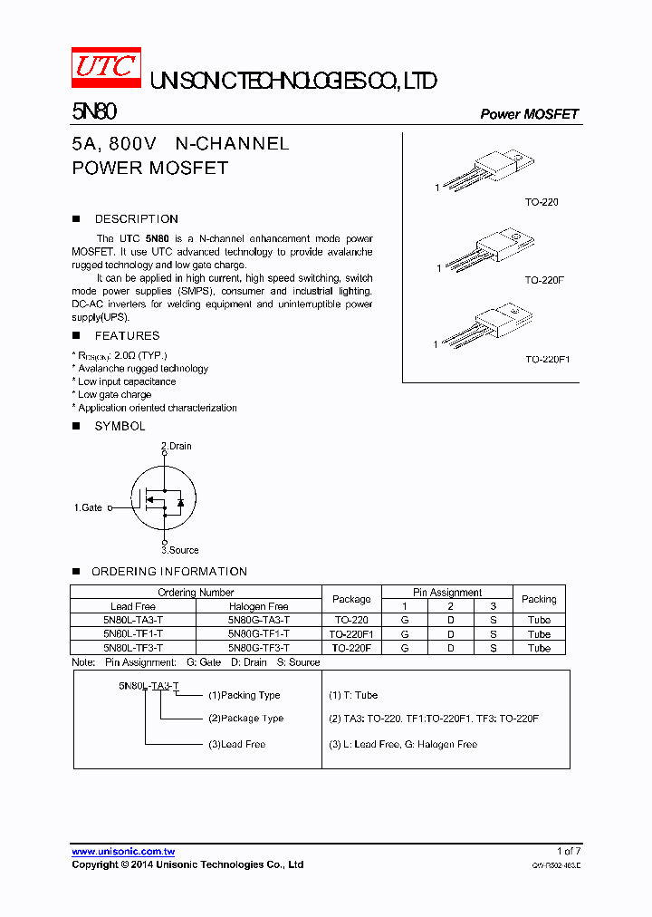 5N80G-TF1-T_8411731.PDF Datasheet